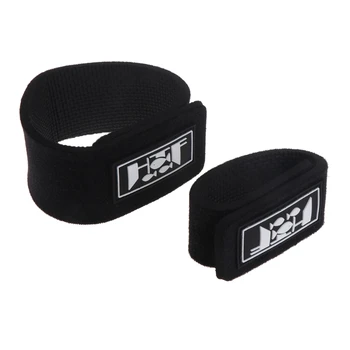 

2 Pcs Elastic Fishing Rod Straps Tie Belt Wrap Band Pole Holder Accessory Tackle