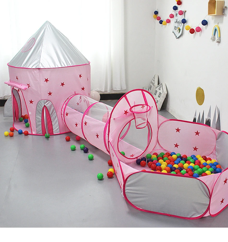 princess tent with tunnel