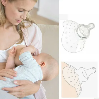 

Safety Maternity Silicone Material Nipple Shield Protectors Transparent Colors Breastfeeding Nipple Protector Cover Breast Pump