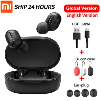 

Original Xiaomi Redmi Airdots TWS Bluetooth 5.0 wireless bluetooth earphone With Mic Handsfree Earbuds AI Control IPX4