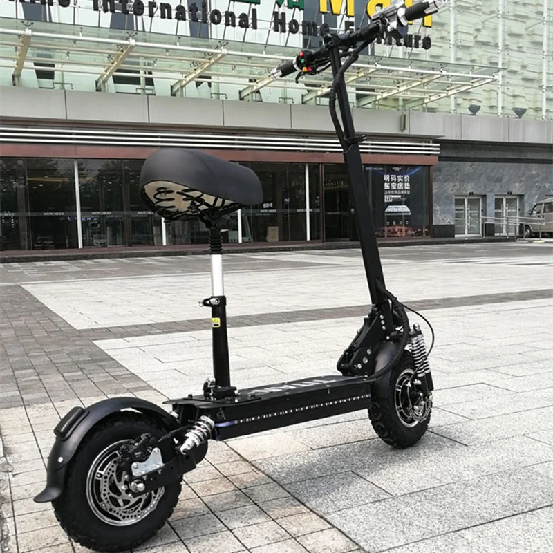 Powerful Off Road Electric Scooter Two Wheels Electric Scooters 11 Inch Double Drive 1200W 90KMH Foldable Electric Bikes Adults (8)