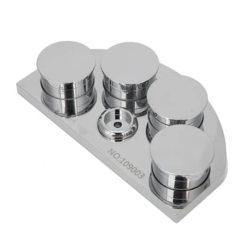 

1 Set of 4 Watch Oil Dip Stand Oiler Dishes Storage Stainless Steel Repair Tools