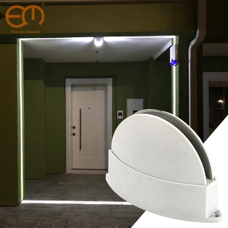 the range wall lights LED Window Sill Light RGB Colorful Corridor Light 360 Degree Ray Door Frame Line Outdoor Wall Lamps for Hotel Aisle Bar Family garden wall lights Wall Lamps