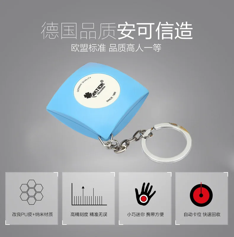 Manufacturers Direct Selling Square Tape Measure Customizable Plastic Tape Gift Tape Measure Customizable Logo Creative Small Ta