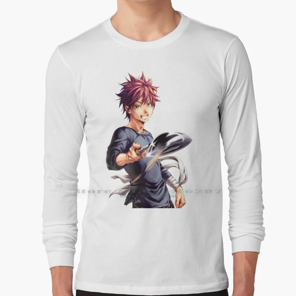 Maglietta A Maniche Lunghe Souma Yukihira Food Wars Anime Shokugeki No Soma Erina Nakiri Manga Soma Yukihira Yukihira Soma Food