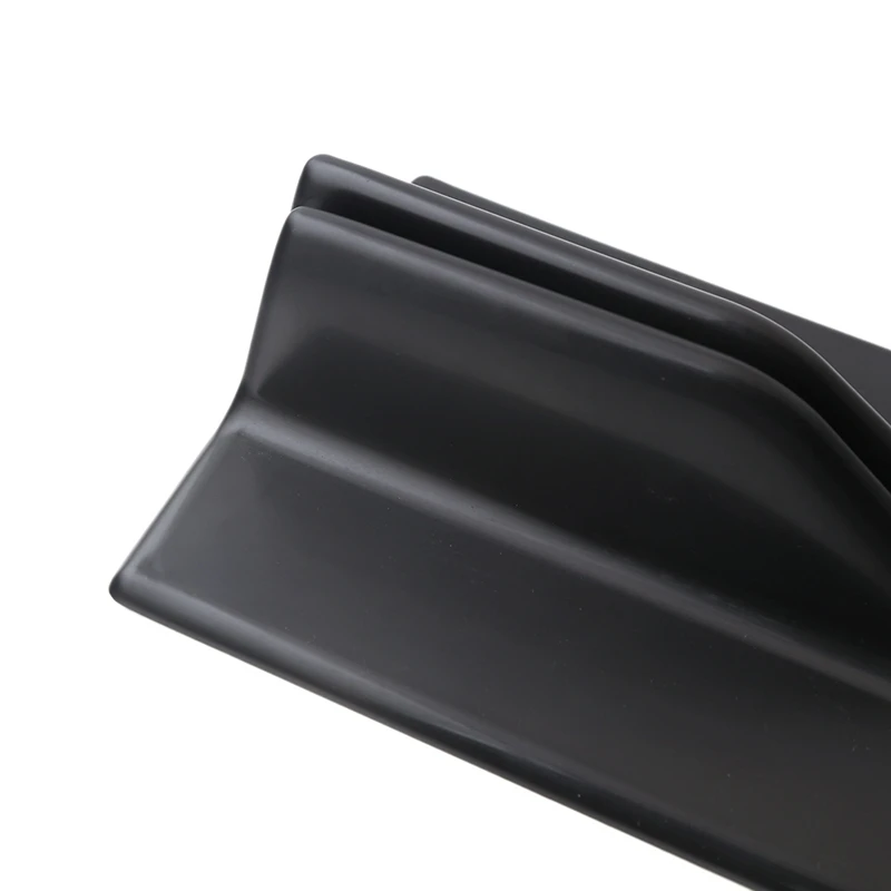 2Pcs/Pair Car Universal Carbon Fiber Modified Car Body Side Skirt Rocker Splitters Anti-Scratch Winglet 45cm Wings Bumper
