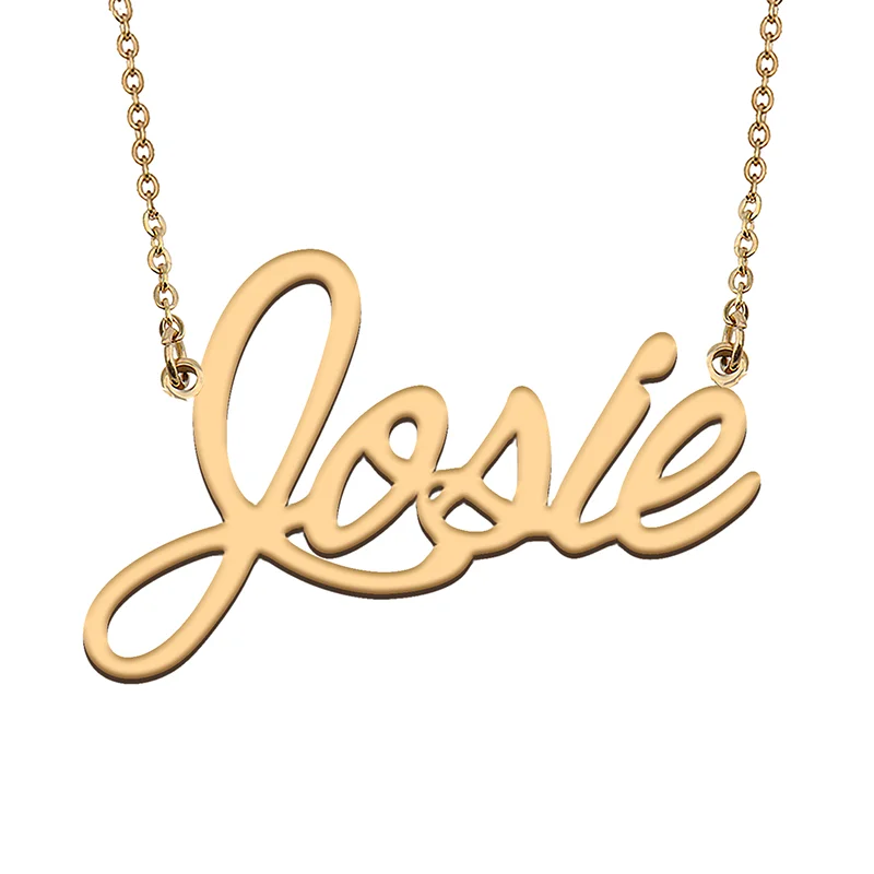 

Josie Custom Name Necklace Customized Pendant Choker Personalized Jewelry Gift for Women Girls Friend Christmas Present