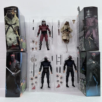 

Original NECA Shredder Krang Figure Turtle Master Rat 1990 Classic Movable Turtle Action Figure Toys 4pcs/set