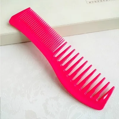 wide tooth comb Thick wide tooth dense tooth dual-use cooked rubber is not easy to break teeth hair long hair thick hair perm cat comb pet hair remover massage cat brush dense teeth combs for cats hair knot opening pet grooming brush cats accessories