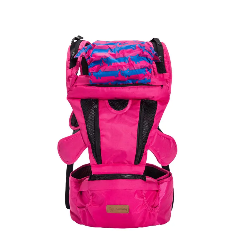 Windbreak Baby Carrier водонепроницаемый рюкзак в стиле Оксфорд эргономичный Хипсит(пояс для ношения ребенка) Новорожденный кенгуру Air Mesh сумка путешественника детское кресло - Цвет: Лиловый