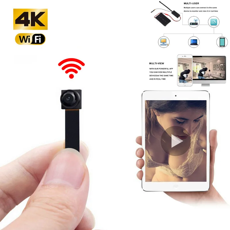 

Newest 1080P Full HD IP P2P H.264 Ultra Mini WIFI Flexible Camera Video Audio Recorder Motion Detection Camcorder IP P2P