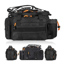 Сумка для рыбалки на открытом воздухе, многофункциональная Регулируемая сумка на плечо, тактическая Сумка для кемпинга, охоты, рыбалки, сумка-мессенджер
