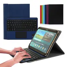 Чехол для samsung Galaxy Tab 4 10,1/Tab S 10,5/Note 10,1 Tab A с Bluetooth сенсорной панелью, чехол-клавиатура для планшетов на Android AZERTY QWERTY