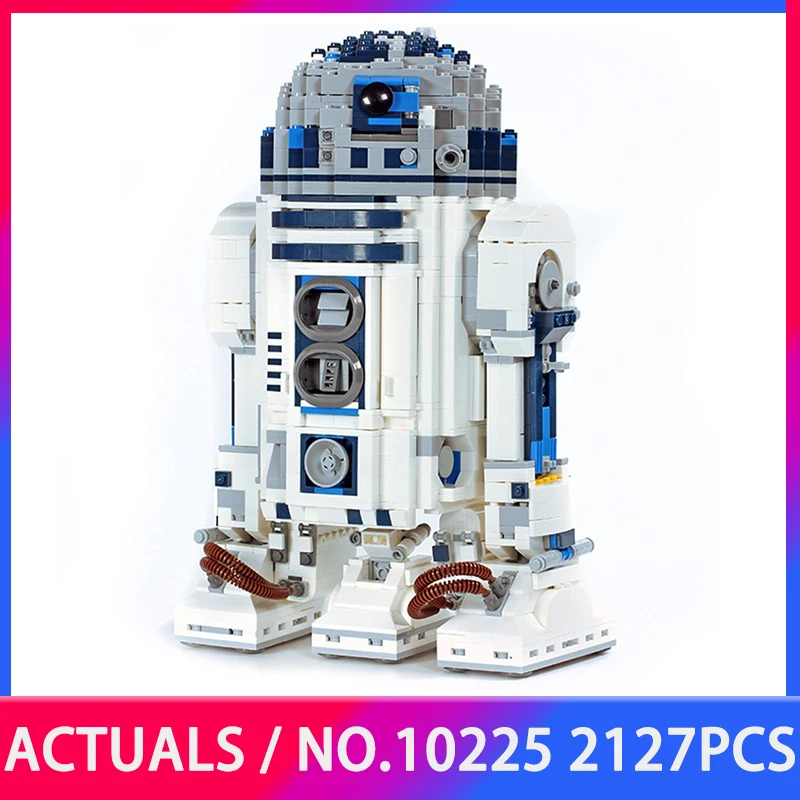 05043 Звездные войны космос из печати R2-D2 набор роботов модель строительные блоки 2127 шт Кирпичи Игрушки совместимы с Bela 10225