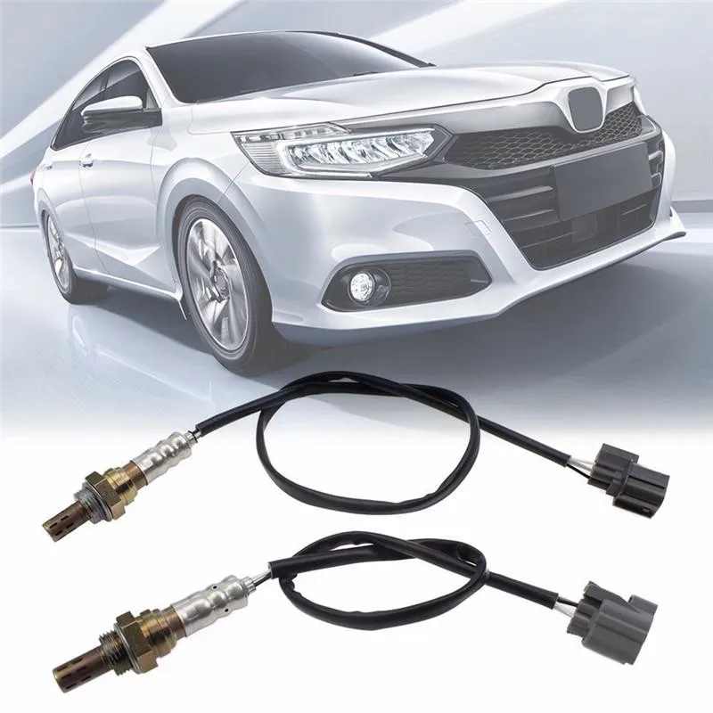 

2pcs Oxygen Sensor O2 Sensor Front Rear for 2001-2005 Honda Civic 1.7L D17A7 Engine Nox Sensor