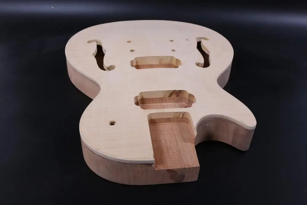 Новый корпус гитары DIY левая рука электрогитара Корпус Замена твердой древесины
