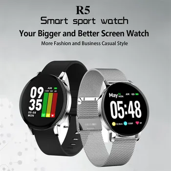 

R5 Sport Smart Watch IP67 Waterproof Fitness Tracker Anti Lost Heart Rate Monitor for Android/IOS Music Control Color Screen