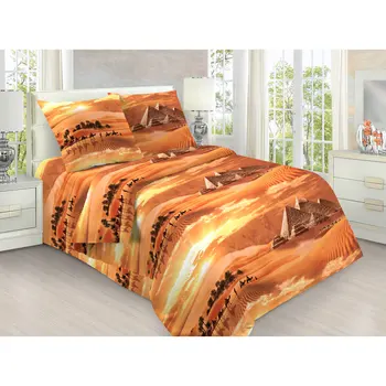 

Bed linen Mercury home "sugar" 2 SP coarse calico with a seam