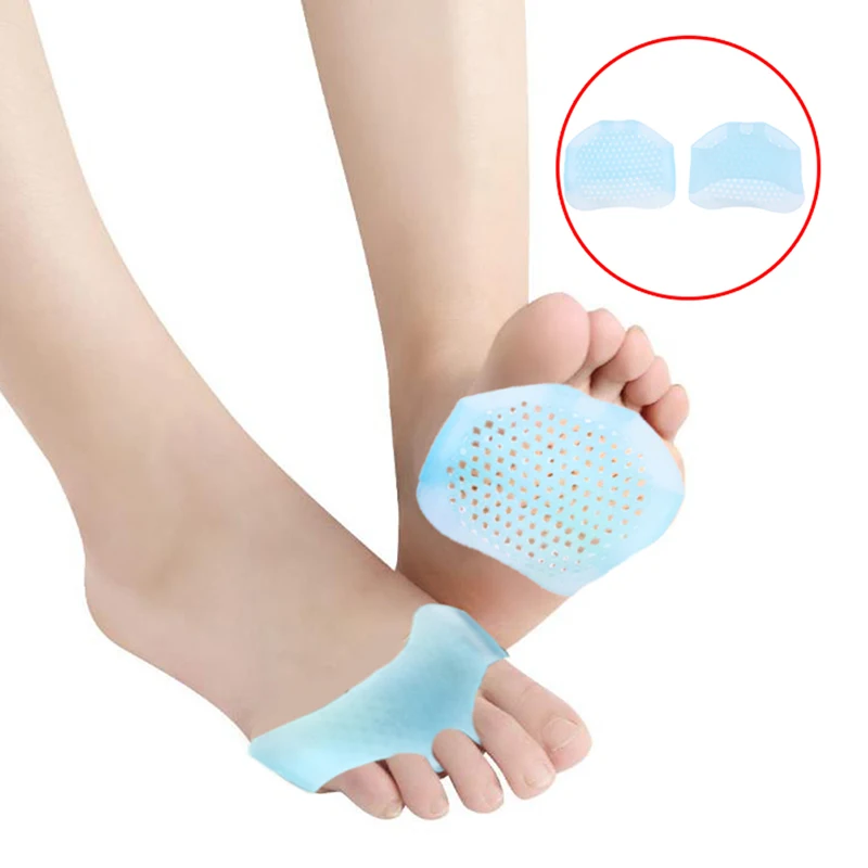 Silicone Forefoot Pads Pain Relief Orthotics Foot Massage Anti-slip Protector High Heel Elastic Cushion Foot Care