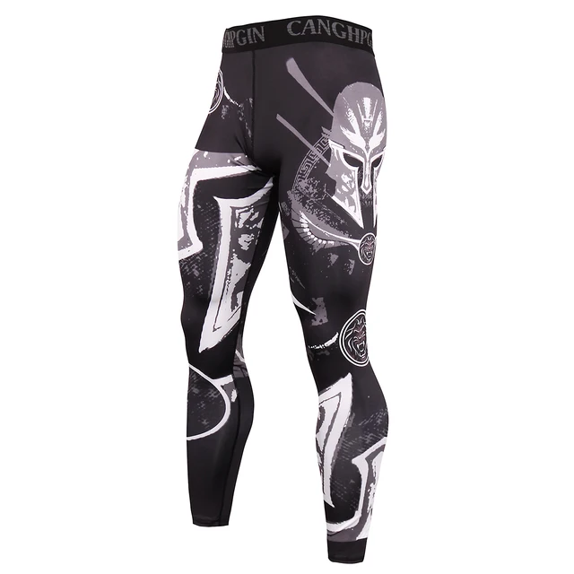 Mens Gym Compression Leggings Sport Training Pants Men Running Tights Trousers Men Sportswear Dry Fit Jogging Pants KC193