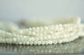 

Mother of pearl shell 10 strand beads 2.5mm Round white -(V1073-2.5)/ 120pcs