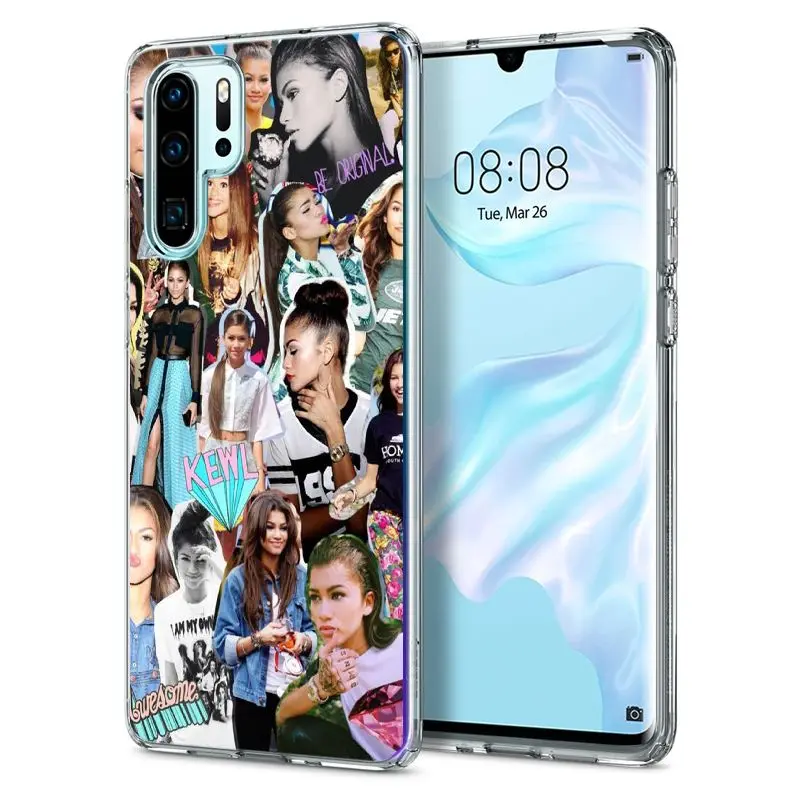 silicone case for huawei phone Euphoria Zendaya Cartoon Trendy Soft Silicon Phone Case For HUAWEI Mate 10 20 30 P10 P20 P30 Lite Plus Pro Funda Cover capa huawei phone cover Cases For Huawei