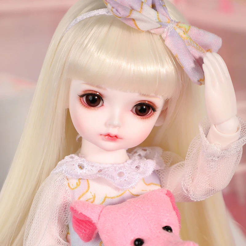

Fullset BJD SD Dolls YoSD Littlefee Luts 1/6 Resin Figures Ball Joint Toys Wig Shoes Clothes Free Eyes