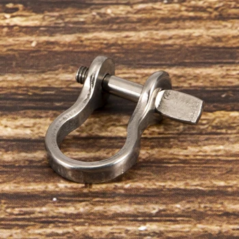 

10Pcs/Set Fishing Shackles Stainless Steel Sea Fishing Shackles Silver