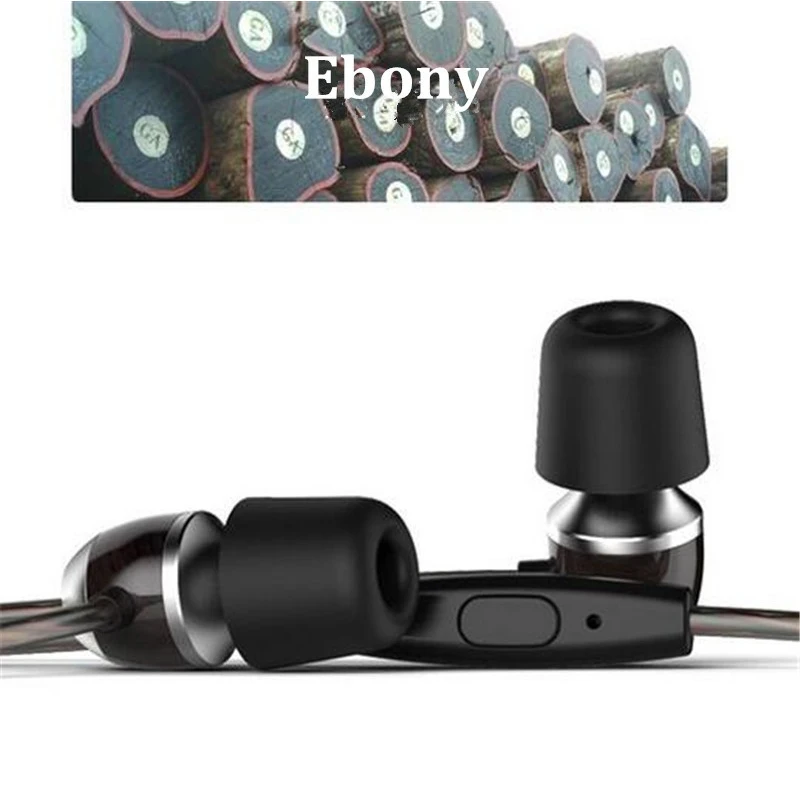 

Наушники-вкладыши VJJB K4 K4S с деревянными басами, наушники-вкладыши из черного дерева, волшебное звучание «сделай сам» с микрофоном, без микрофона, оригинал