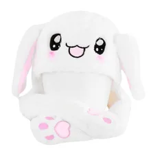 Горячая новинка волшебный кролик шляпа с движущимися ушами плюшевые игрушки подарок детские игрушки вечерние фото