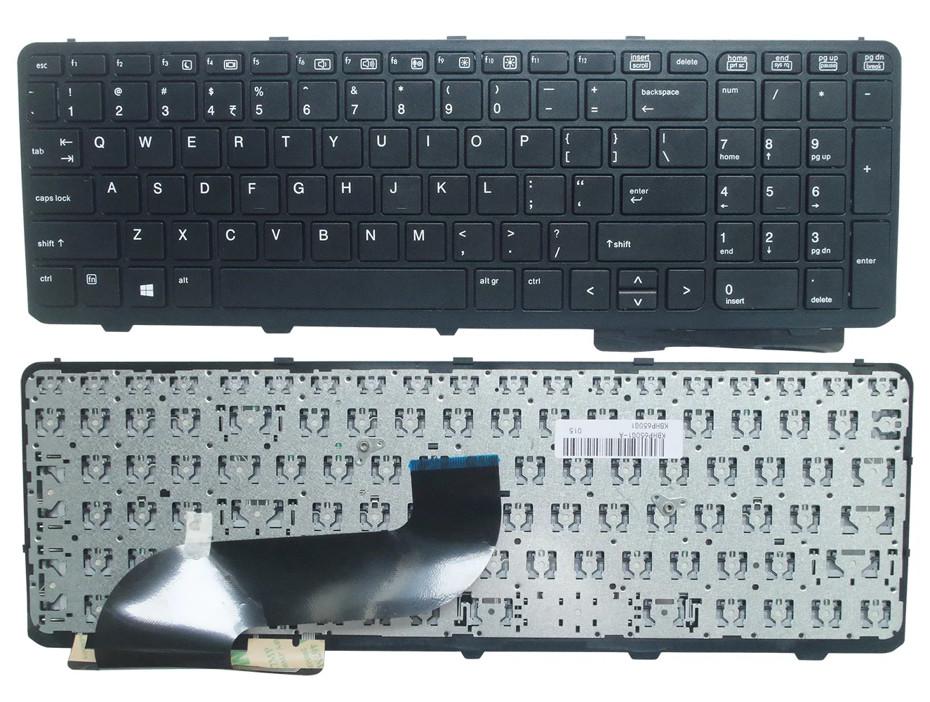 New English keyboard with frame for HP Probook 650 G1 655 G1 US