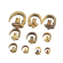 1 шт. в стиле панк, спроектированная сова, смоляная спираль, ушные конусы, носилки, весовые вешалки, измерительные приборы, расширитель, туннель, пробка для пирсинга, ювелирные изделия для тела