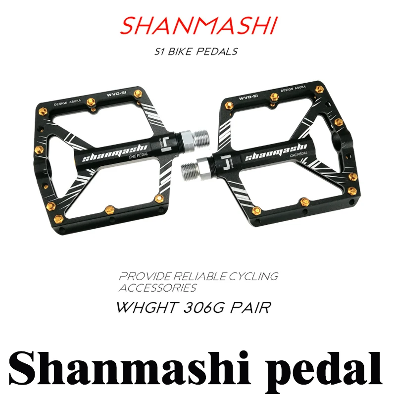 Shanmashi 100x98mm Piatto Cuscinetto Pedali 1 Coppia per Bicicletta MTB Road 
