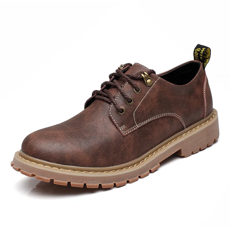 

Hot Sale Winter Men Boots Shoes Plush Big Size Leather Boots Men Ankle Casual Non-slip Men Shoes Boots 19DEC97