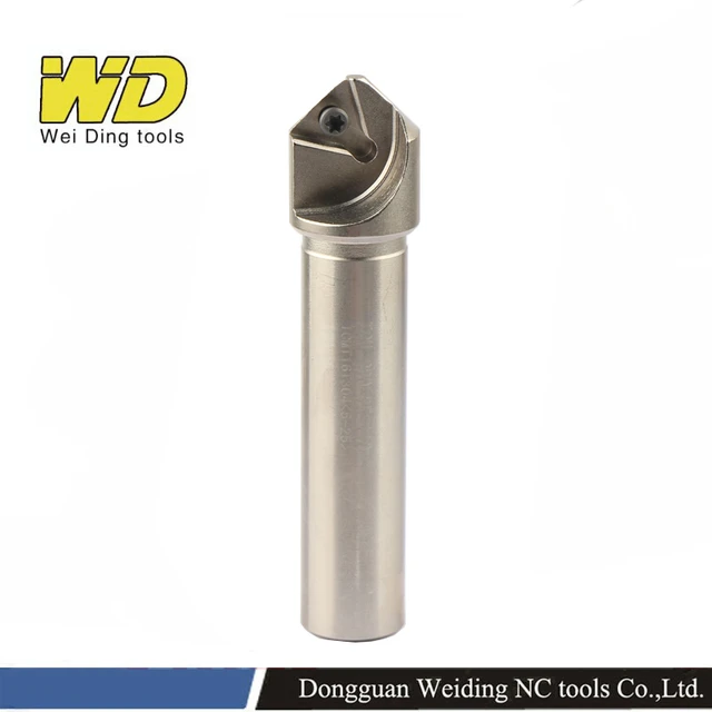 Double End Flute Helical Chamfer Mill Dia X 90 Degree, 59 OFF