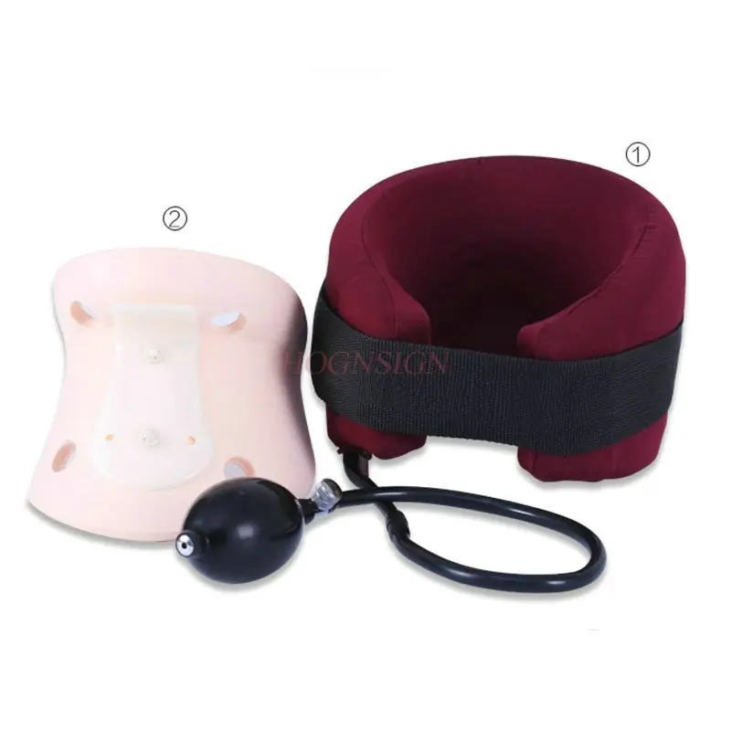 Inflatable Cervical Vertebra Tractor Home Medical Stretching Neck Correction Massage Necks Pain Fixed Stretch Care Tool Office