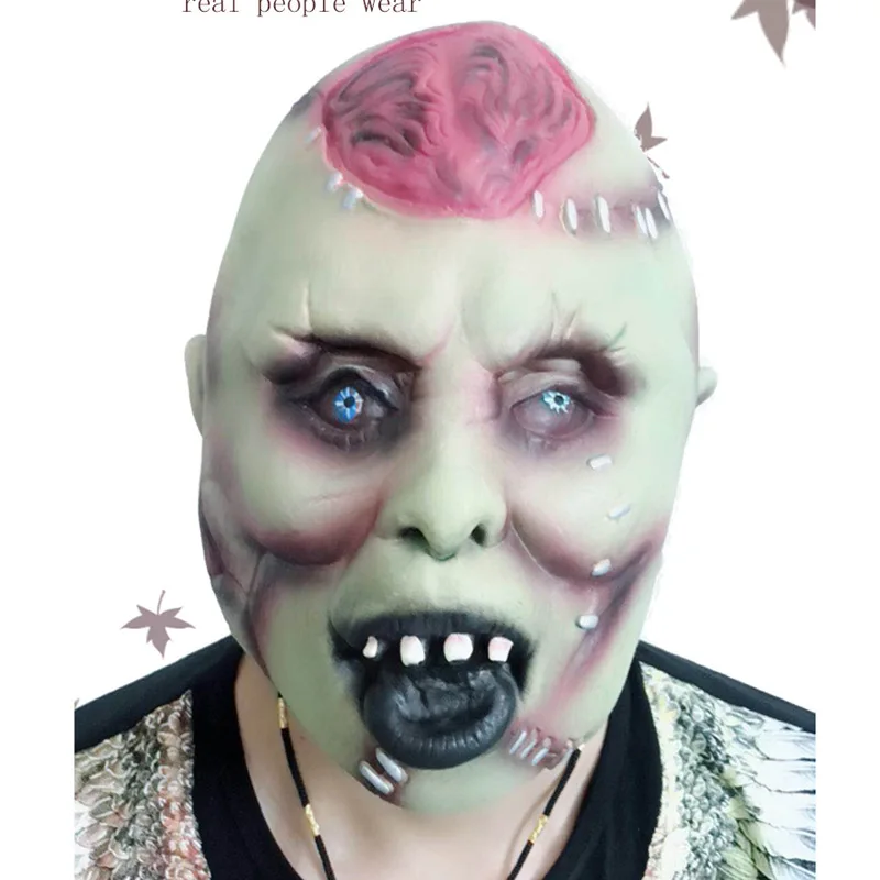 

Burst Brain Mask Latex Ghost Mask Halloween Commodity Horror Ghost Mask