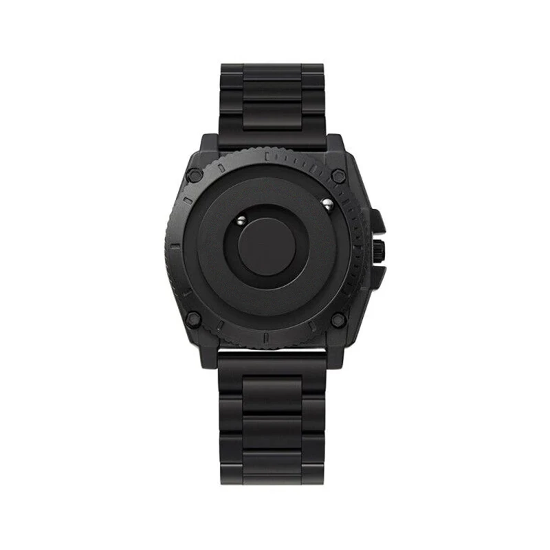 EUTOUR Luxury Brand Magnetic Sports Pointer Waterproof Men\'s Watch Fashion Stainless Steel Strap