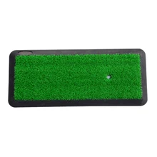 Green Golf Mat Golf Training AidsHitting Pad Practice Grass Mats Game Golf Training Mat Outdoor/Indoor 1PC