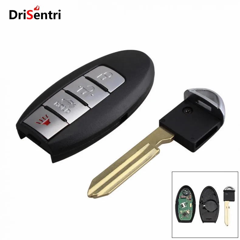 

315Mhz 4 Buttons Replacement Remote Car Key Fob Transmitter Clicker Alarm with Key KR55WK48903 KR55WK49622 for Nissan 2007-2016
