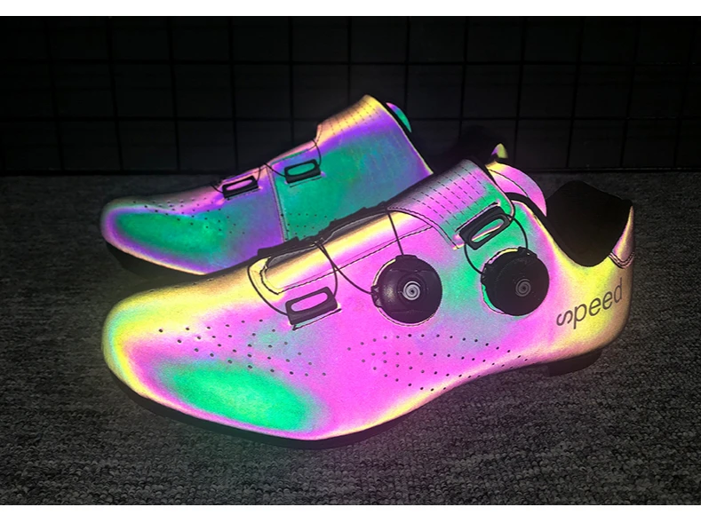 FAD SPEED road cycling shoes men's road bike shoes ultralight bicycle sports shoes self-locking professional breathable Luminous