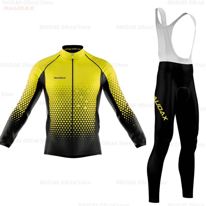 Cycling Jersey Set Men Pro Team Bike Uniform Spring/autumn Long Sleeve Cycling Jersey Clothing Ropa Ciclismo Cycling Kit