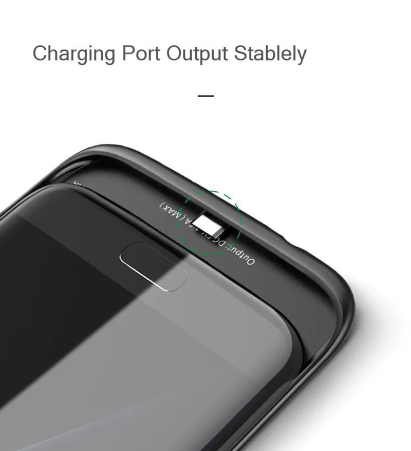 SeenDa 5000mah аккумулятор чехол для samsung Galaxy S7 edge Зарядка телефона крышка питания для samsung Galaxy S7 power Bank чехол для подзарядки