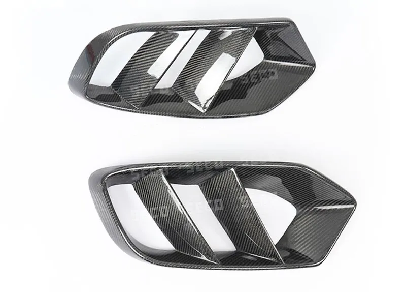 Подходит для Mercedes-Benz W205 C180 C200 углеродное волокно передняя противотуманная фара рамка Передняя панель противотуманная фара крышка tuyere