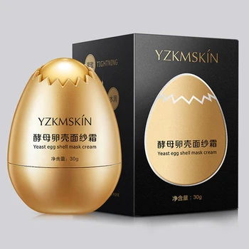

Yeast Rejuvenating Veil Face Cream 30g Eggshell Night Sleeping Egg Mask Facial Moisturizing Brightening Firming Skin