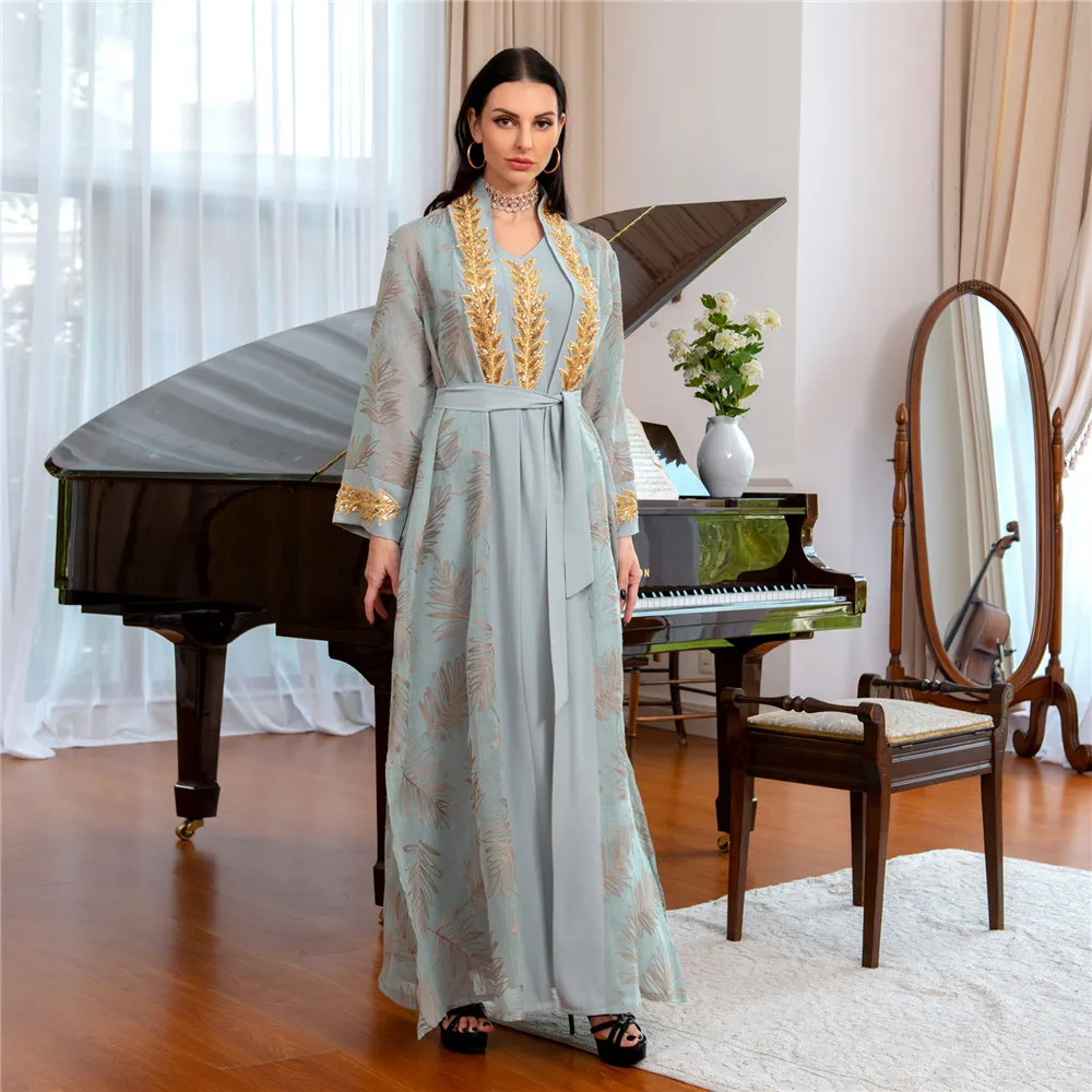 luxury-sequins-embroidery-party-women-suits-muslim-abayas-open-kimono-dress-belt-set-arabic-kaftan-dubai-middle-east-turkey-robe