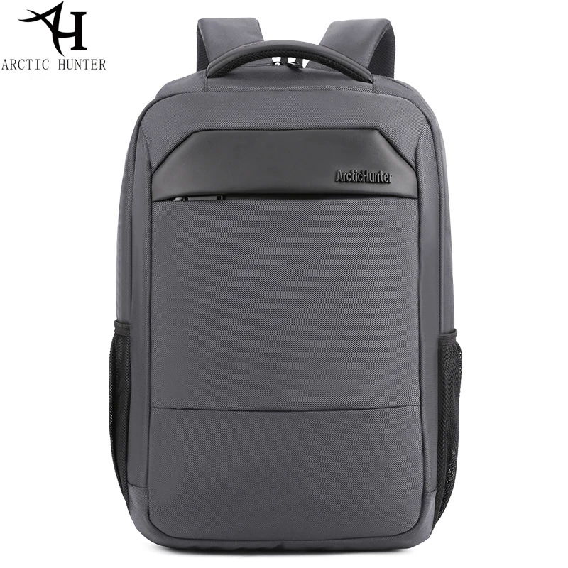 Мужская сумка для ноутбука с большой вместительностью 15,6 дюймов, водонепроницаемая дорожная сумка для багажа, многофункциональная сумка с защитой от кражи, школьный рюкзак для мальчиков - Цвет: Gray Backpack