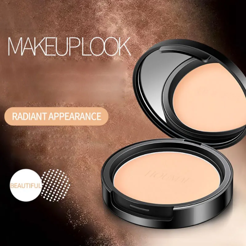 Waterproof Pressed Powder Compact Puder Fond De Teint Couvrant Contour Palette Puder Do Twarzy Po Translucido Compacto Makeup