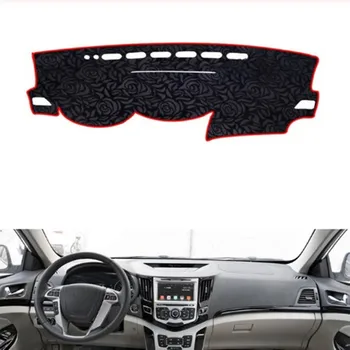 

Rose Pattern Non-slip Dashmat Dash Mat Dashboard Cover Pad Cover Carpet Car Sticker for BYD e5 2016 2017 2018 Car Styling