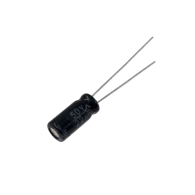 50pcs 22uf 50v 22mfd 50volt 5 7mm Aluminum Electrolytic Capacitor Radial 22mf50v 22uf50v 50v22mf 50v22uf Capacitors Aliexpress